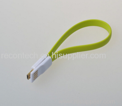 magnetic flat micro sync data cable