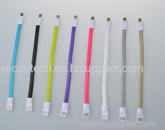 magnetic flat micro sync data cable