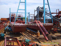 jet suction gold and diamond dredging ship