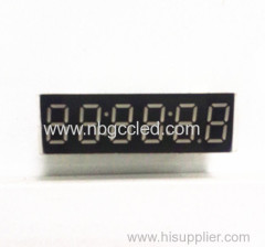 6 digit 7 segment led display red color 0.36inch