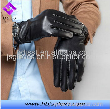 mesn's fashional keep warm leather gloves