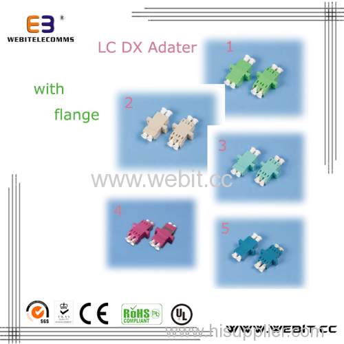 LC DX Adapter with flange