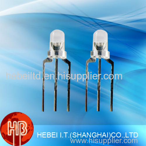 3mm Bi Color Common Cathode LED Diode