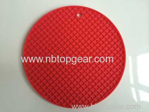 Silicone rubber pot holder coaster