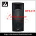 High quality outdoor dual 15 full range Speakers Boxes