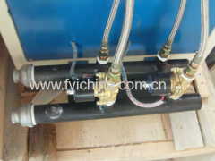 Laboratory testing two roll mill mixing compound