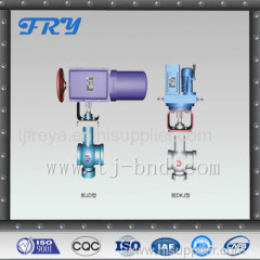 Electric high pressure control ball valve