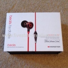 New iBeats In-Ear Noise Isolation Headphones with ControlTalk from Monster Black