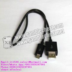 USB cable camera for poker analyzer|marked cards|hidden camera|poker cheat