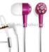 Factory Directly Offers Diamond Blue Metal Earphone with Mic