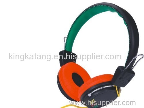 2015 new product consumer electronic fabric wired headphone