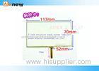 5 Inch 4 Wire Resistive Touch Screen Panels For Digital Navigation