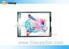 OEM / ODM 12.1 Inch Open Frame LCD Display , VGA / DVI Viewing Angle Monitor