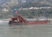 alluvial gold dredging ship equipped with dressing equipment