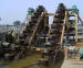 alluvial gold dredging boat equipped with separation equipment