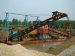 sand gold dredger equipped with dressing equipment