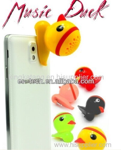 Hot sale high quality new duck mini mobile phone speaker