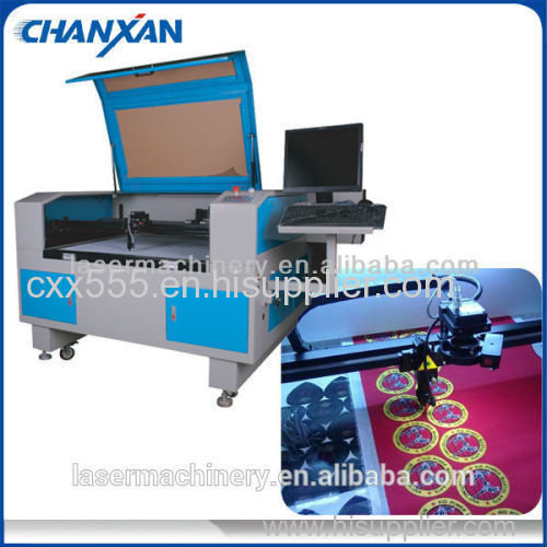 cloth logo laser cutting machine