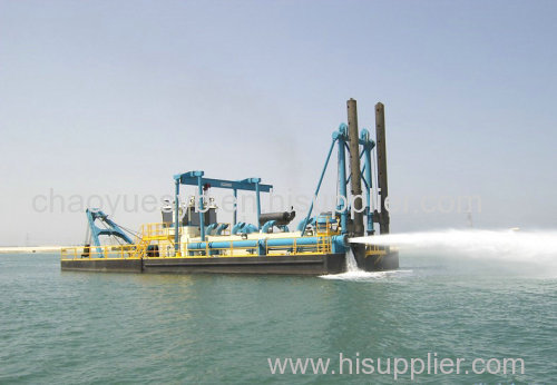suction type gold concentration dredger