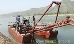 river sand jet suction dredging ship