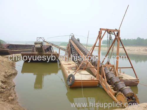 chain bucket gold dredging machine