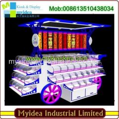 mall mobile food cart coffee cart/candy cart/hot dog cart for sale/candy kiosk