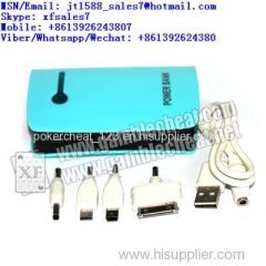 XF mobile power infrared camera for poker analyzer/poker predictor/poker scanner/cards reader/power bank/portable power