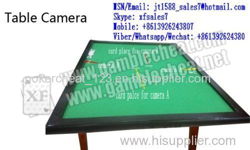 XF new table cameras with two cameras in the sides of table for poker analyzer/contact lens/infrared lens/poker scanner