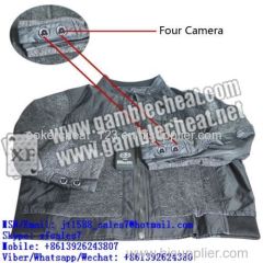 XF new arm button camera with 4 cameras for jacket and shirt for poker analyzer/cheating device in poker/Taxes holdem