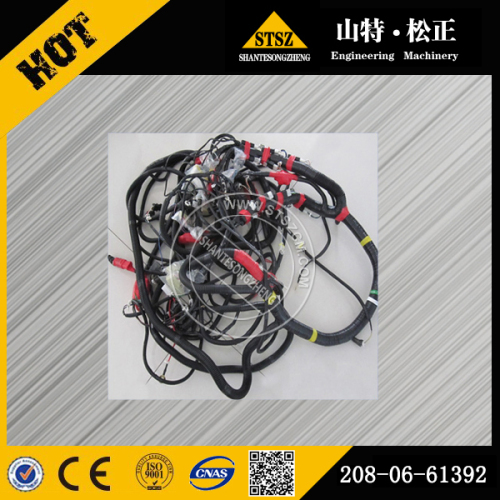 Komatsu excavator part on PC400-6 wiring harness