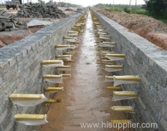 High intensity FRP buried type cable bracket