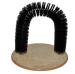 Purrfect Cat Toy Arch Cat Brush Scratcher Pet Groomer