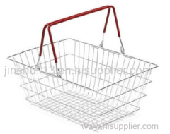 Wire Shopping Basket for Self-Service Quick Shops