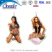 Sexy women long lasting paper air freshener free product promotion