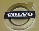 Durable Big Acrylic Stainless Steel Lighted Backlit 3D Car Logos For Volvo