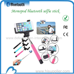 wireless bluetooth selfie stick with bluetooth shutter remote