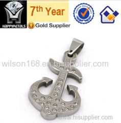 wholesale charm silver anchor pendant