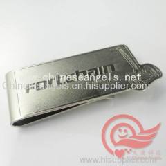 custom printed metal money clip factory stainless steel money pin with customized logo