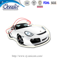 New design hanging car paper air freshener promotion company