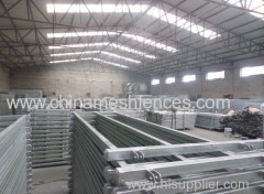 galvanized or powder coated 3 4 5 6rails horse fence factory