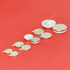 Neodymium disc magnet with adhesive 3m self adhesive magnet double sided