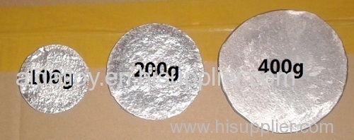 aluminium master alloy-grain refiner AlSr5 ingot