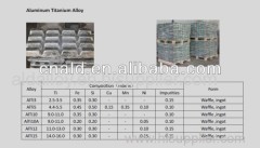 aluminium master alloy-grain refiner AlTi10 waffle