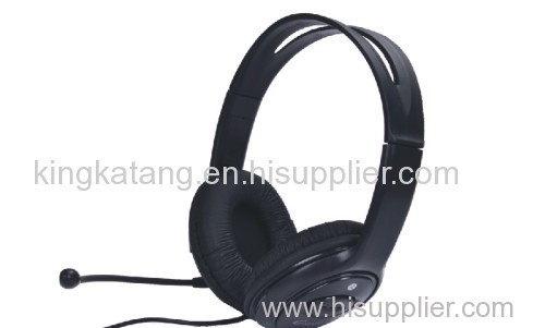 Computer Wired USB Headphone with Mic