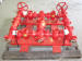 Wellhead choke manifold for oil well control