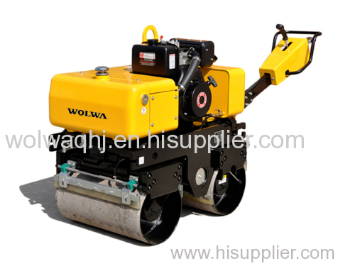 Hydraulic double drum vibrating road compact roller