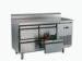 Industrial Four Drawer Under Counter Freezers With Backrest , 1355 x700x850