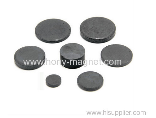 Bonded ferrite stepper motor magnet disc