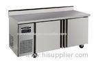 346L Double Door Commercial Undercounter Refrigerator With Backrer , 1500x800x800