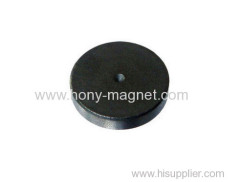 Good performance bonded ferrite radial magnets